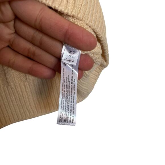 Intimately Free People Short & Sweet Brami Butter Yellow Baby Tee Sweater Size S - Picture 9 of 9